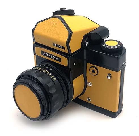 Rare Exclusive Kiev 60M TTL MLU YELLOW / BLACK camera kit