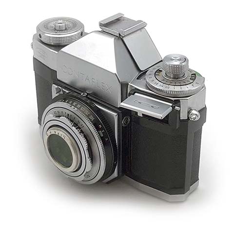CONTAFLEX Zeiss Ikon Vintage SLR camera w/ Tessar 2.8/45mm lens