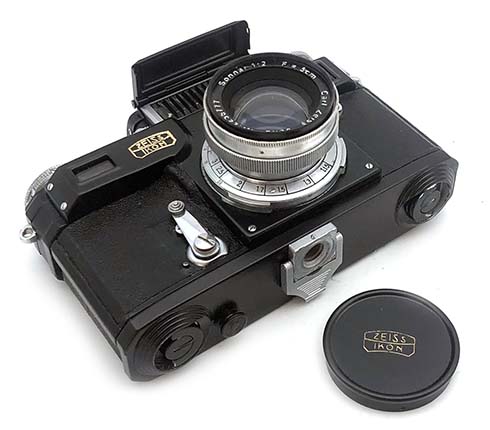 Soviet copy of Contax III Zeiss Ikon BLACK camera with Sonnar 2