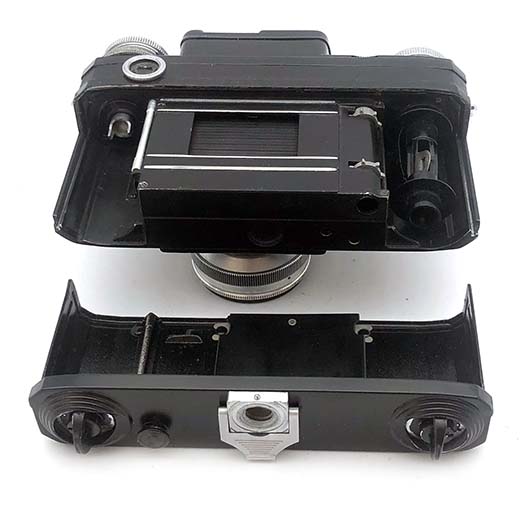 Soviet copy of Contax III Zeiss Ikon BLACK camera with Sonnar 2