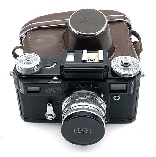 ⑩【希少品】Contax IIIa Zeiss Ikon Soviet copy of Contax IIIa Zeiss Ikon BLACK camera with