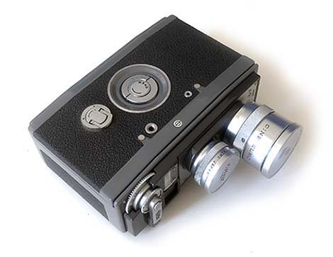 Japan ELMO 16mm Turret Movie camera with 1.8/25mm and 1.8/10mm