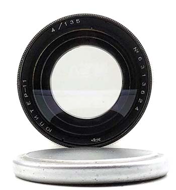 JUPITER-11 4/135mm KOMZ M39-L39 screw mount lens FED Leica Zorki